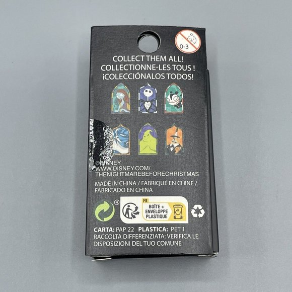 Oogie Boogie Nightmare Before Christmas Stained Glass Pin Loungefly New Open - Picture 4 of 5